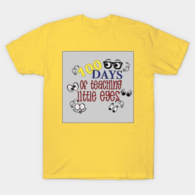 100 Days of School T-Shirt by Bkr8ive